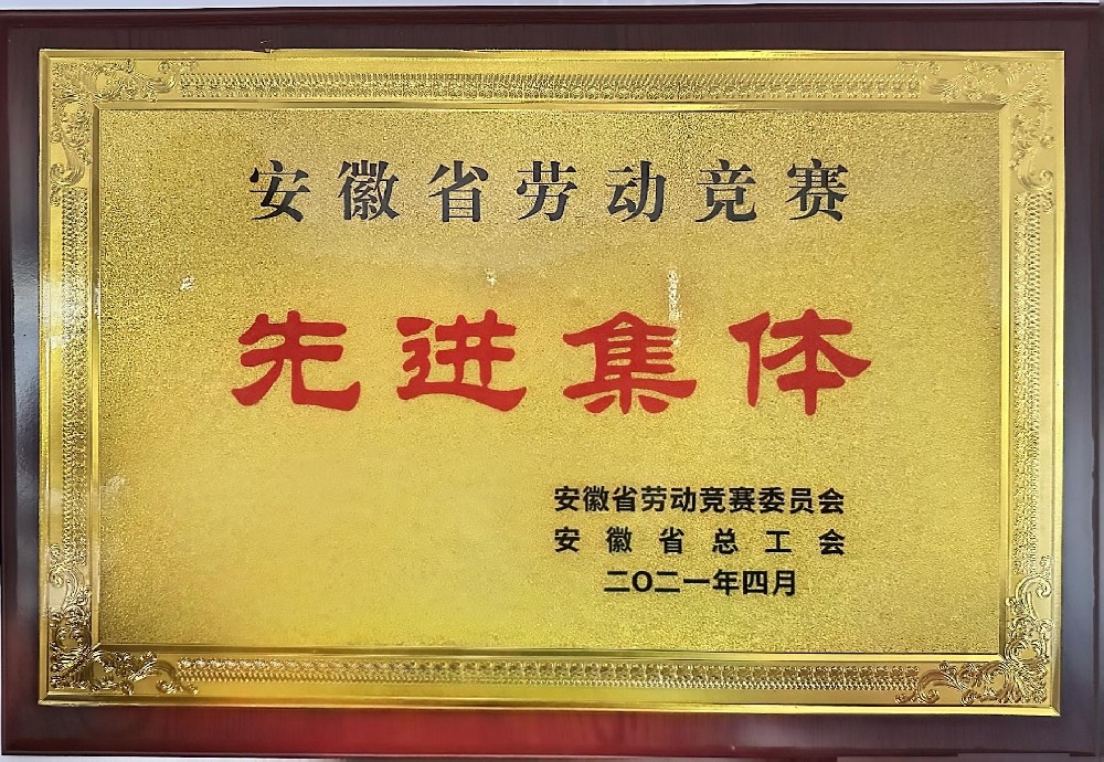 安徽省劳动竞赛先进集体